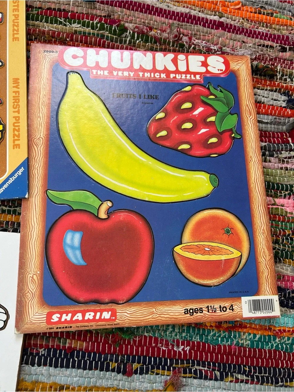 Ravensburger Playskool Chunkies Vintage 1980s Large Kids Puzzles